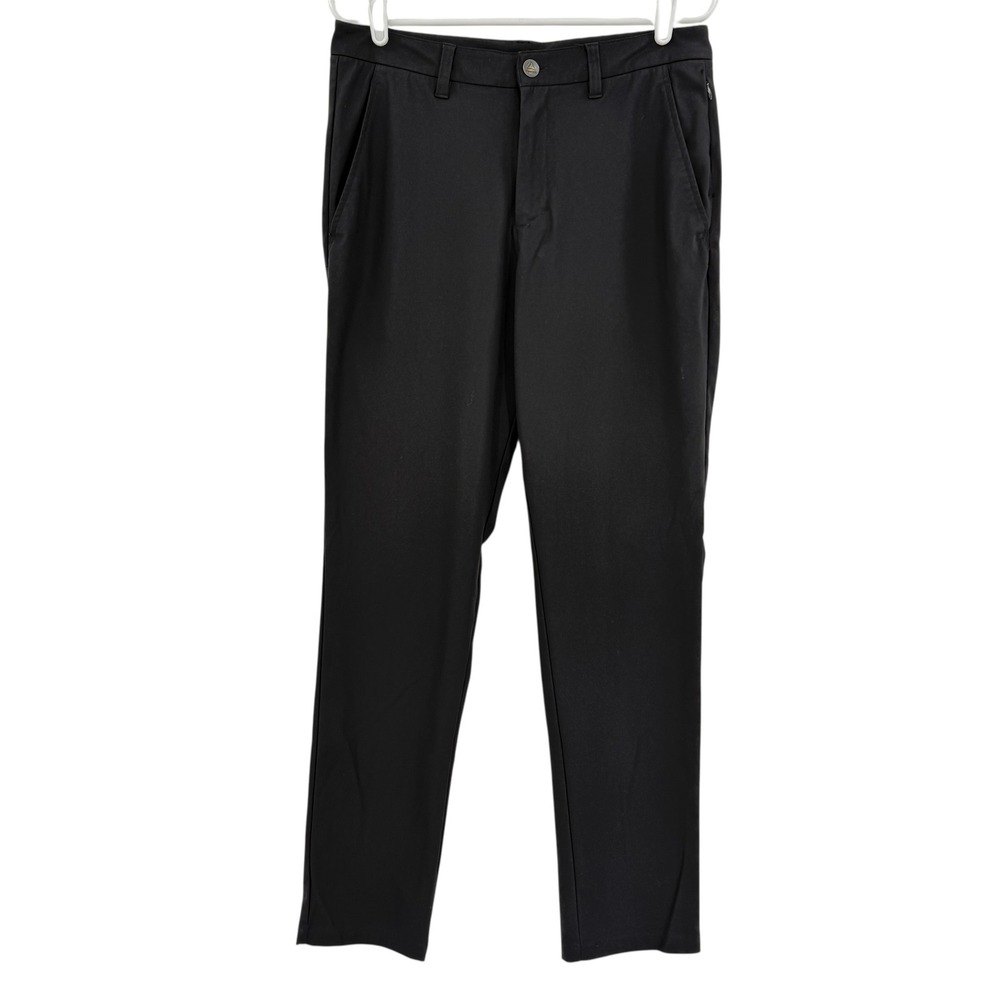 Reebok Men's Black Performance Active Pants Size 32x32 Stretch Slim Leg